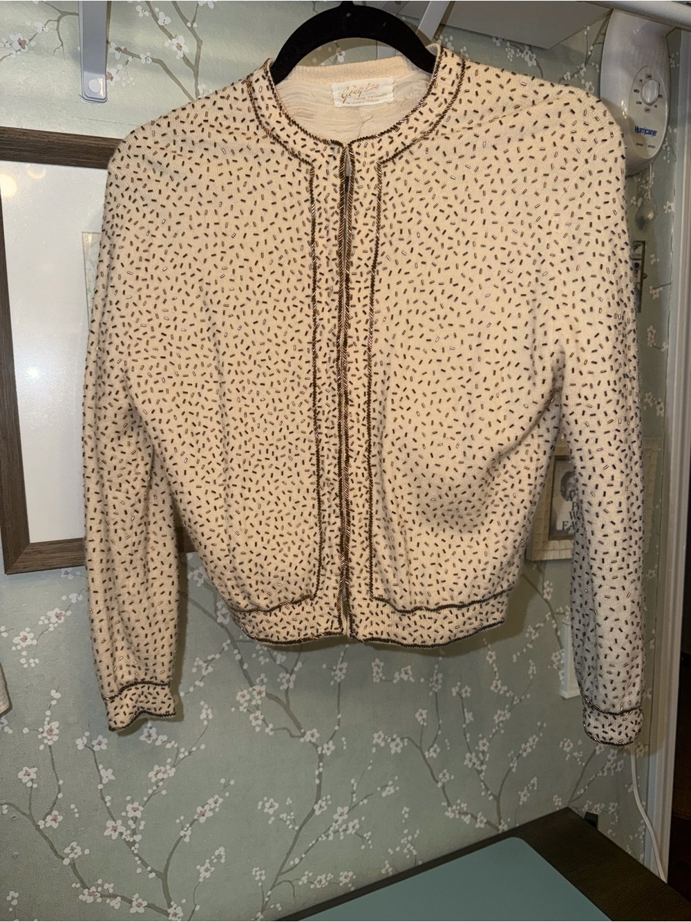 1950’s Vintage Hand Beaded Cardigan